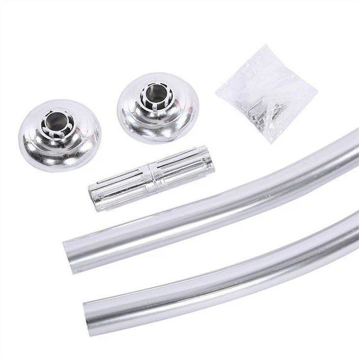 curved shower curtain rod 