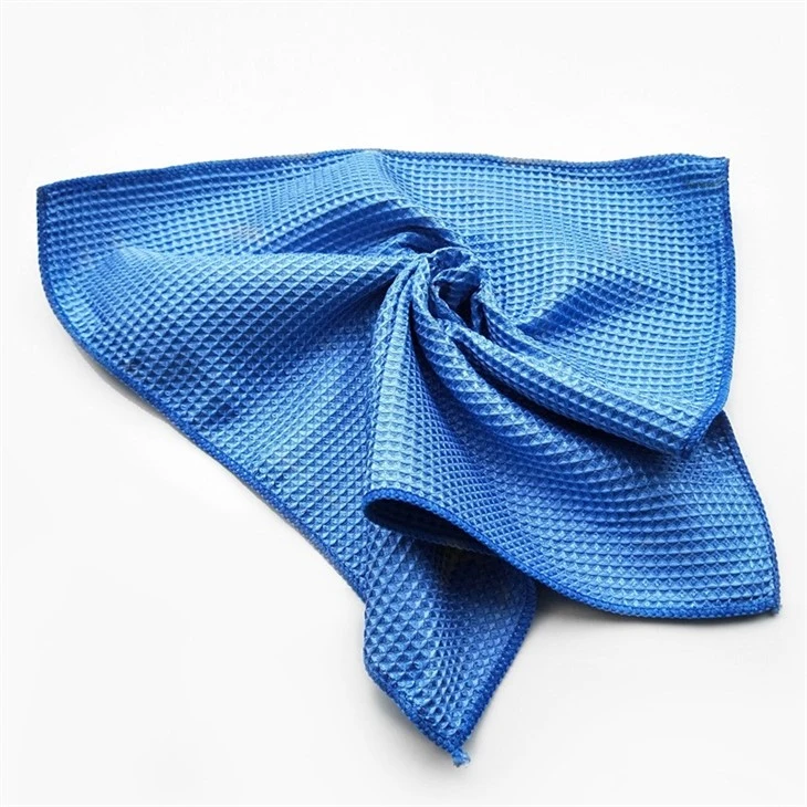Pineapple Check Wipe Car Towel Car Glass Towel Honeycomb Microfiber Waffle Car Wash Towel Cloth Cleaning Square