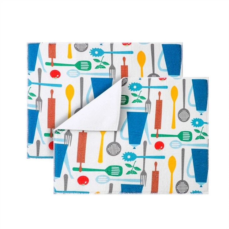 Microfiber & Sponge Heat Insulation Kitchen Decor Drying Mat